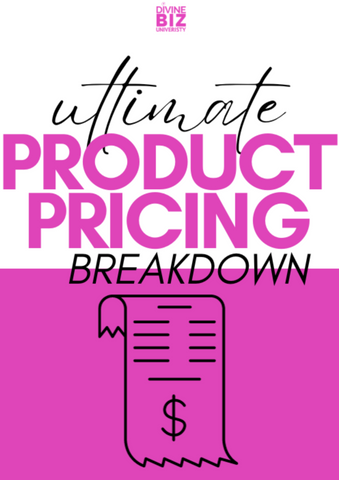 ULTIMATE PRODUCT PRICING BREAKDOWN EBOOK